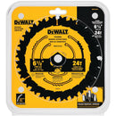 DISCO DE SIERRA, 6-1/2, 24 DIENTES, EJE DE 5/8 PARA CORTAR MADERA. MARCA DEWALT