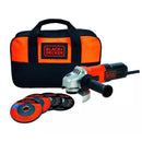 ESMERILADORA DE 4 1/2", 650 WATTS, 650K5-B3, BLACK AND DECKER