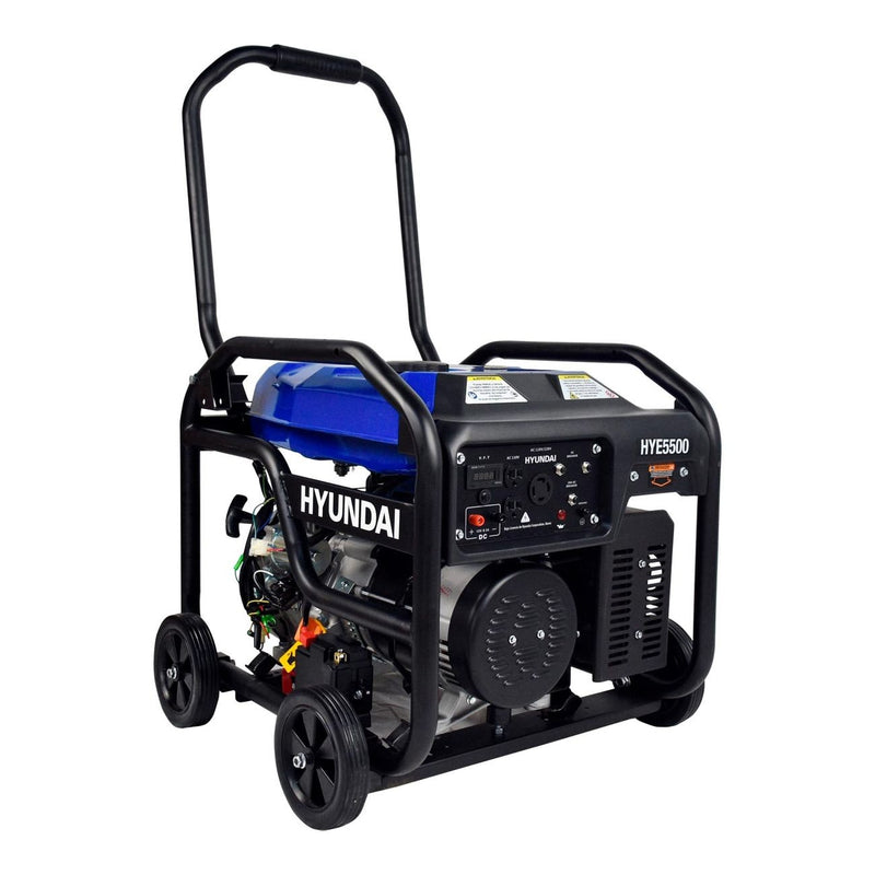 GENERADOR DE GASOLINA DE 5500 WATTS, 13.1 HP, 110 - 220 V, 4 TIEMPOS, HYUNDAI, HYE5500