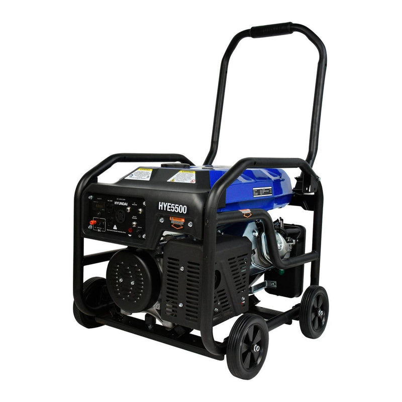 GENERADOR DE GASOLINA DE 5500 WATTS, 13.1 HP, 110 - 220 V, 4 TIEMPOS, HYUNDAI, HYE5500