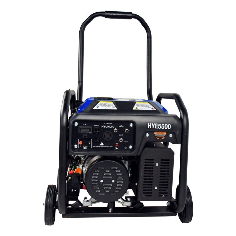 GENERADOR DE GASOLINA DE 5500 WATTS, 13.1 HP, 110 - 220 V, 4 TIEMPOS, HYUNDAI, HYE5500