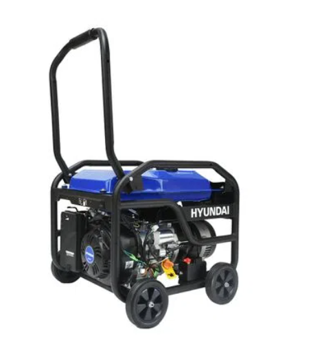 GENERADOR DE GASOLINA, 6000 WATTS, 13.1 HP, 110 - 220 V, 4 TIEMPOS, HYUNDAI, HYE6000