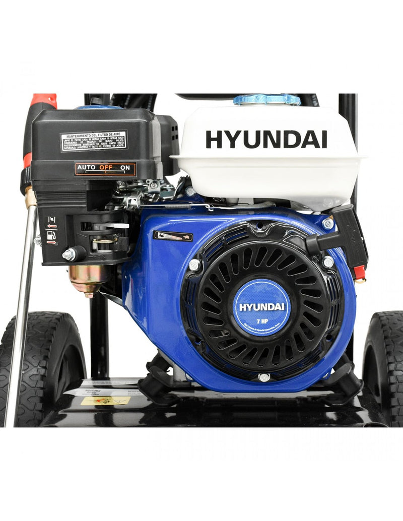 HIDROLAVADORA DE GASOLINA, 2700 PSI, 9.3 LPM, 7 HP, 4 TIEMPOS, HYUNDAI, HYP2800XT