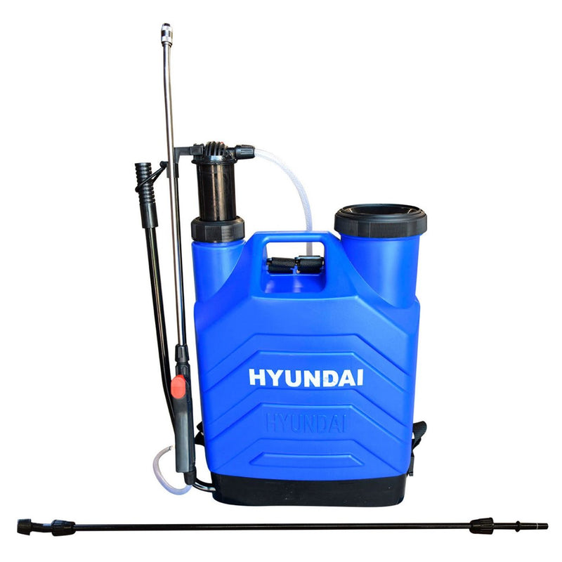 FUMIGADORA DE MOCHILA MANUAL DE 20 LITROS, HYUNDAI, HYD2016XT