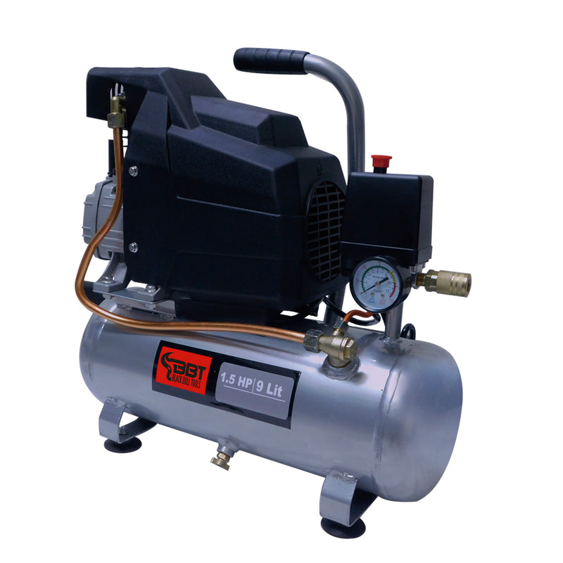 COMPRESOR PORTATIL DE 8 LITROS, 1.5HP, 120 PSI, KC1009, BBT