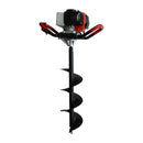 MOTOPERFORADORA AHOYADORA DE GASOLINA, 2.5 HP, 52 CC, 2 TIEMPOS, CON 3 BROCAS, HUSKY, TOPO554