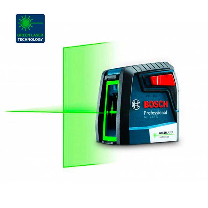 Nivel láser verde de 90, 12 metros, 0601063VD0, GLL 2-12 G, Bosch