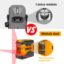 NIVEL LASER MAGNETICO, COLOR ROJO, 15 METROS, INGCO