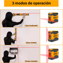 NIVEL LASER MAGNETICO, COLOR ROJO, 15 METROS, INGCO