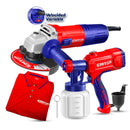 Oferta esmeriladora de velocidad variable de 4 1/2 con pistola para pintar, emtop, prefer10
