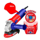 Oferta esmeriladora de 4 1/2 plgs con 50 discos para cortar metal, Emtop, prefer4