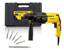 ROTOMARTILLO SDS PLUS, CON 5 BROCAS, 1 CINCEL, CAJA PLASTICA, 1 PULG, 800 WATTS, 3 MODOS. MARCA STANLEY