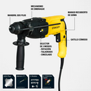 ROTOMARTILLO SDS PLUS, CON 5 BROCAS, 1 CINCEL, CAJA PLASTICA, 1 PULG, 800 WATTS, 3 MODOS. MARCA STANLEY