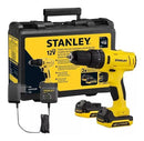 BARRENO PERCUTOR INALAMBRICO DE 3/8PULG DE 12 VOLTIOS, 0-4000/0-1500 RPM, 26 NM, 0-22500 GPM, SCH121S2K-B3, STANLEY