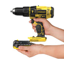 BARRENO PERCUTOR INALAMBRICO DE 1/2”, 20 VOLTIOS, SCH201C2K-B3, STANLEY