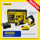 SIERRA SABLE/RECIPROCANTE, INALAMBRICA, MOTOR SIN CARBONES, 20V, VELOCIDAD VARIABLE, CON MALETA PLASTICA. MARCA STANLEY