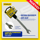 LLAVE DE COMBINADA ANTI SLIP, 8 MILIMETROS, 12 PUNTOS. MARCA STANLEY