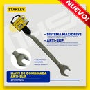 LLAVE DE COMBINADA ANTI SLIP, 17 MILIMETRO, 12 PUNTOS. MARCA STANLEY