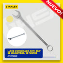 LLAVE COMBINADA ANTI-SLIP, 32 MILIMETROS, 12 PUNTOS. MARCA STANLEY