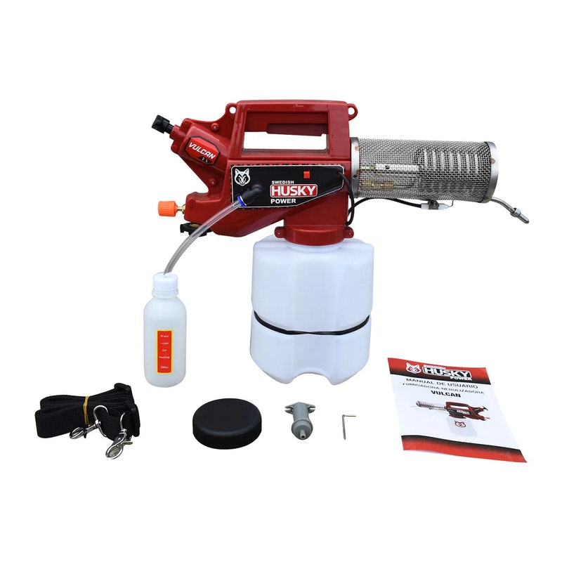 MINI TEMONEBULIZADORA DE GAS BUTANO, ENCENDIDO MAGNETICO, 2 LITROS, HUSKY, VULCAN
