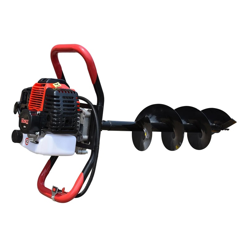 MOTOPERFORADORA AHOYADORA DE GASOLINA, 2 TIEMPOS, 52CC, 2.5 HP, CON UN LITRO DE ACEITE DE 2 TIEMPOS GRATIS, HUSKY, TOPO550B