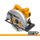 SIERRA CIRCULAR PARA MADERA, 7 1/4 PLG, 1400 WATTS, 4800 RPM, INGCO, UCS18538
