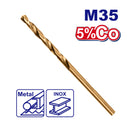 BROCA, METAL Y MADERA, 3/16 DE PULGADA, ACERO RAPIDO HSS CON ALEACION DE COBALTO. MARCA EMTOP