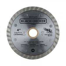 DISCOS DIAMANTADOS BORDE RANURADO 4 - 7/8 TO 5/8 - BLACK DECKER