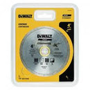 DISCO DIAMANTADO 4 Plgs, CORTES MOJADOS, BORDE CONTINUO, CON ARANDELA DE AJUSTE DE 7/8 Plgs Y 5/8 Plgs