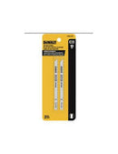 SET DE 2 CUCHILLAS PARA CALADORA CODIGO DW3712H2, 10 DIENTES X PULG, 4 PULG LARGO, CORTES EN LAMINADOS DE MADERA. DEWALT