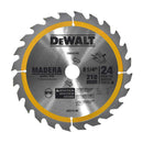 DISCO DE SIERRA PARA MADERA DE 8 1/4PULG, 24 DIENTES DE TUGSTENO, DWA03100, DEWALT