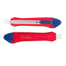 Cuchilla retráctil de 9 mm, hojas quebrables, Emtop, esnk09101