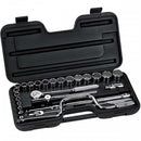 JUEGO DE COPAS, RAIZ 1/2", 12 LADOS, 27 PIEZAS, DE LA 1/4 A 1 1/4 PLGS, 86-505, STANLEY