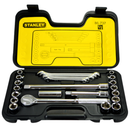 JUEGO DE COPAS, 25 PIEZAS, ENCASTRE DE 1/2", MEDIDAS EN MM, 86-737, STANLEY